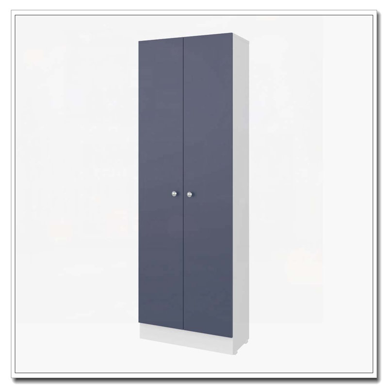 Armoire polyvalente à cinq tablettes Kronos White et Kronos Blue