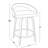 Laurenzio Fixed-Height Bar & Counter Stools with Bent Wood Legs & Round Footrest (Set of 2)-1714241668-1738584001-1738584006
