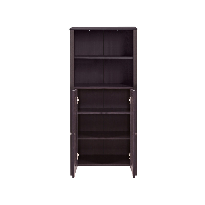 Elbert Freestanding Linen Cabinet, Espresso