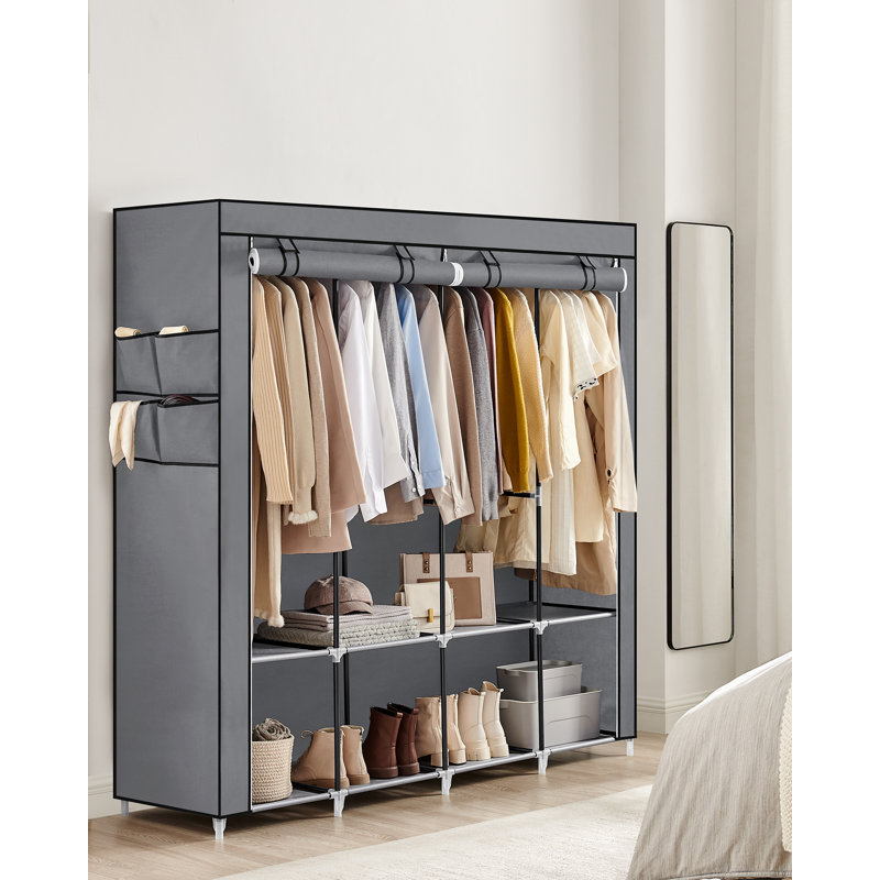 Ohearn Adjustable Portable Wardrobe, Grey