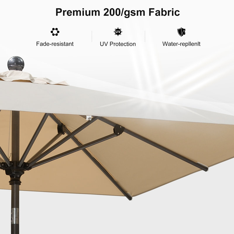 182cm Market Parasol, Beige