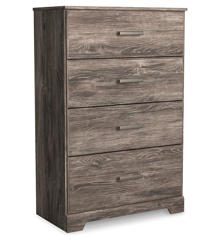 Eria 30.24'' W 4 - Drawer Dresser, Dark Gray