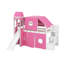 Lit mezzanine simple avec tente et tour-340305662-340305651