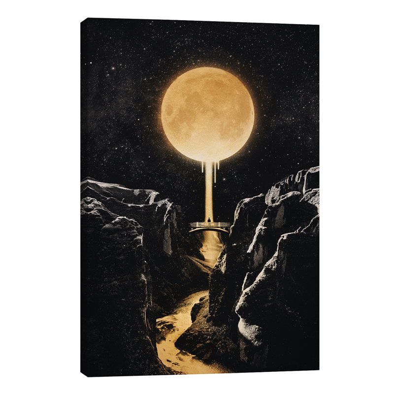 Moonlit by Enkel Dika - Wrapped Canvas Print, 66.04 cm H x 45.72 cm W x 1.91 cm D