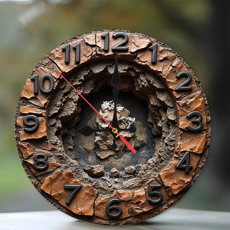 Horloge murale en pierre