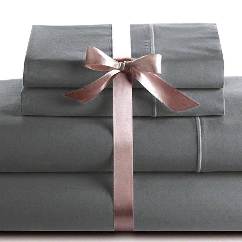 Ensemble de draps en microfibre percale, Simple, Crème