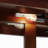 Curio Cabinet In Cherry With Mirrored Back And 15.5" Package Width Adjustable Shelf For Collectables-1903436267