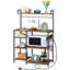 Industrial 4 Tier Smart Kitchen Bakers Storage Rack With Power Outlets