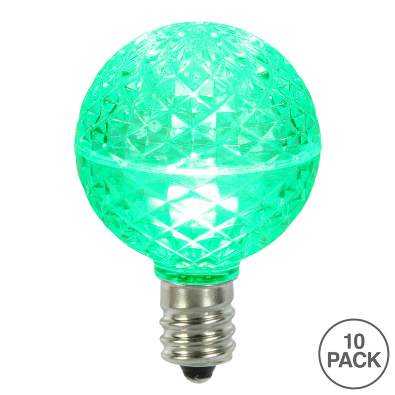 Globe Light Bulbs, Green