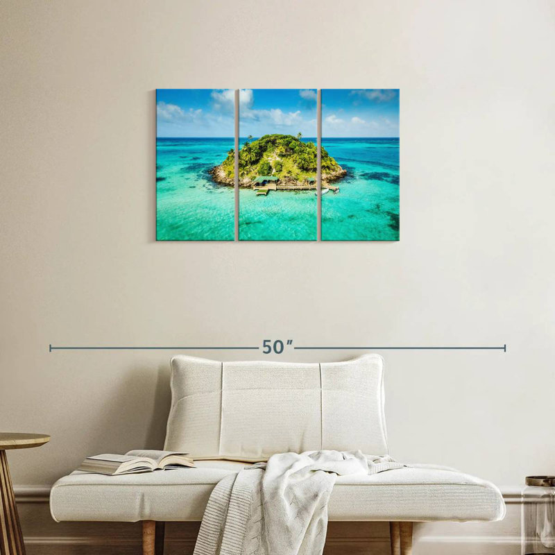 Île de San Andres, Colombie, H 20 po x l 33 po
