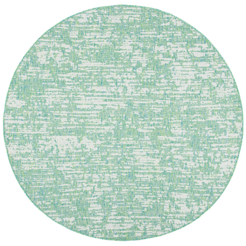 Tapis d'intérieur / extérieur Willaurie Performance, Rond 6 pi 7 po