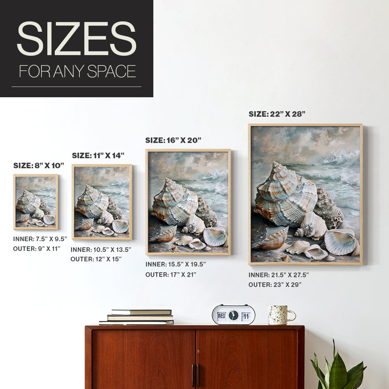 NAUTICAL Series CCXCI, reproduction encadrée - bois massif, H 30 po x l 24 po, Naturel
