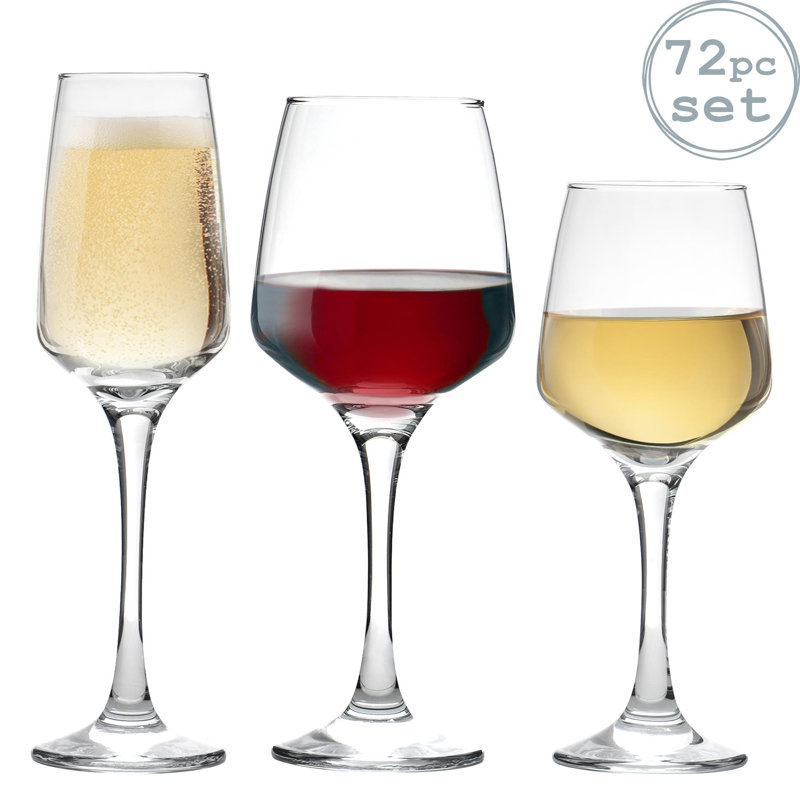 Argon Tableware - Tallo Stemware Set - Clear, 72