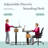 Office Set: Electric Standing Desk And Mesh Office Chair-121934845