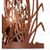 Rustic Lodge 1 - Light Flush Mounted Sconce