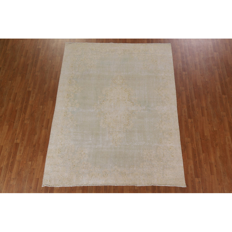 Tapis antique antique patiné 7 x 9