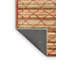 Tapis rouge à motif géométrique-656044334