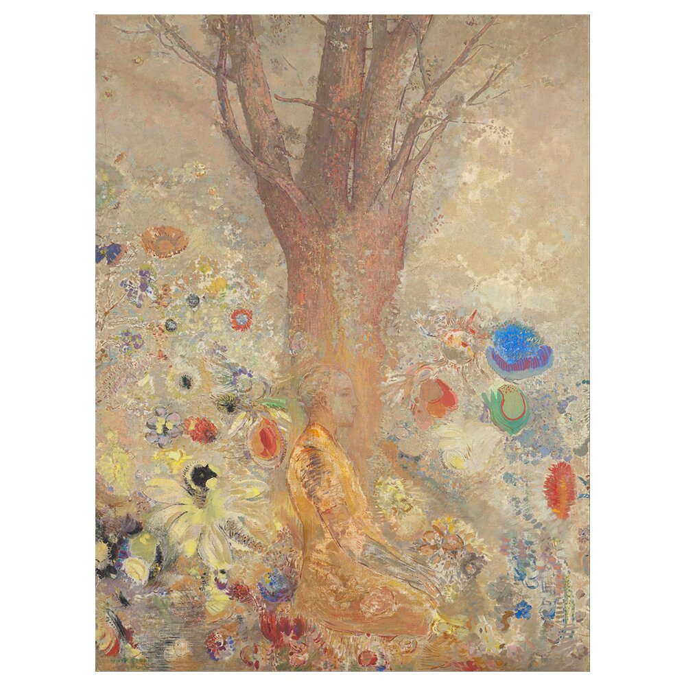 Leinwandbild The Buddha von Odilon Redon