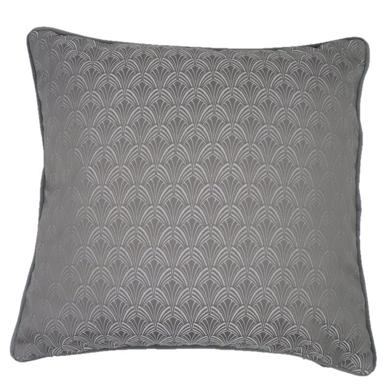 Gline Geometric Square Cushion, Steel