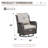 Mickala Outdoor Wicker 360 Degree Swivel Glider Rocker Chairs - Set of 2-698220760-698220762