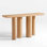 Modern minimalist rectangular console table