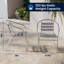 Chaise empilable en aluminium pour restaurant Nannie