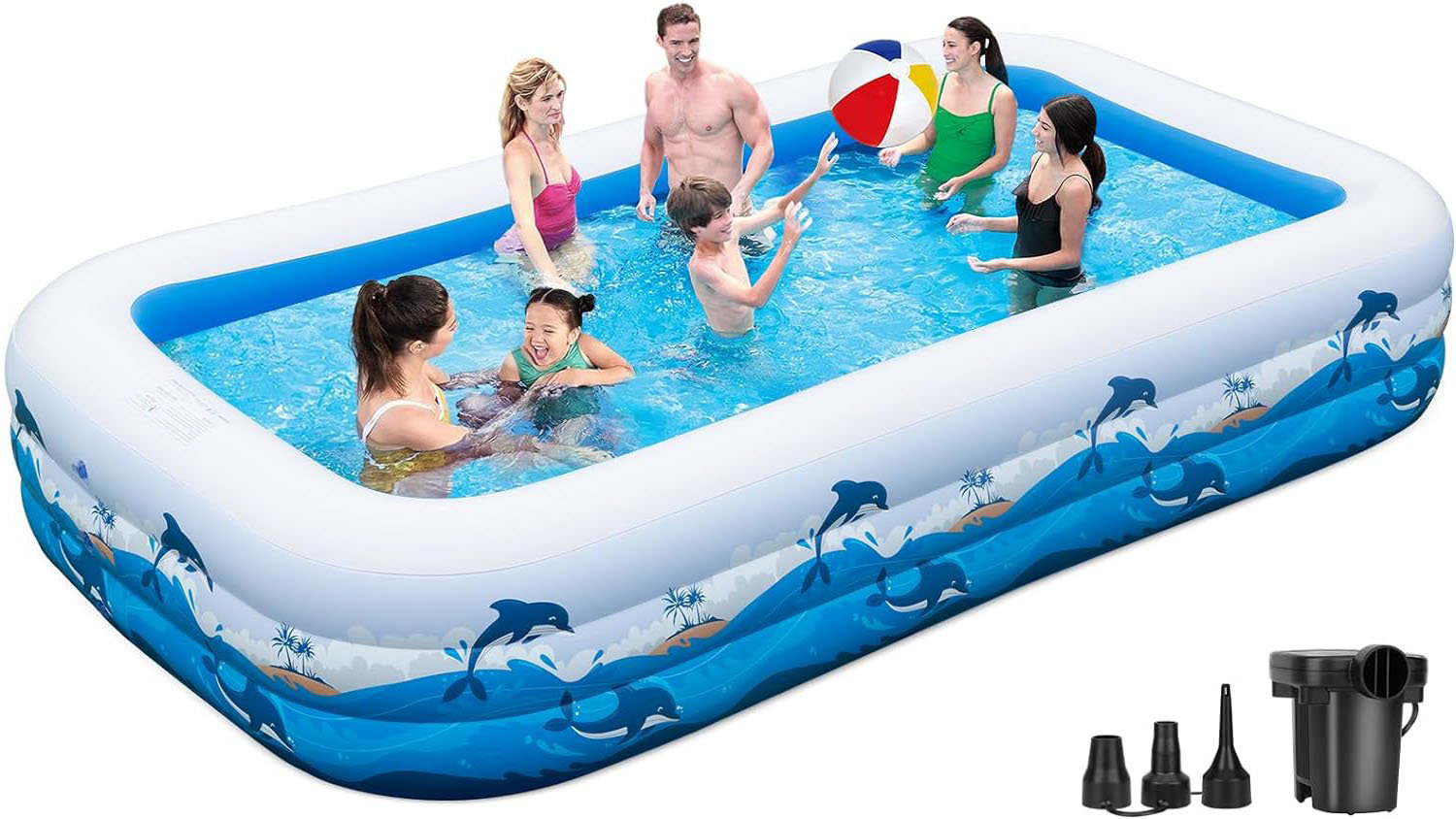 Piscine Gonflable Pour Enfant S - Idéale Pour L'Été, Familiale Et Ludique | Pataugeoire Portable Pour Jardin Et Fêtes Piscines Gonflables Amazon