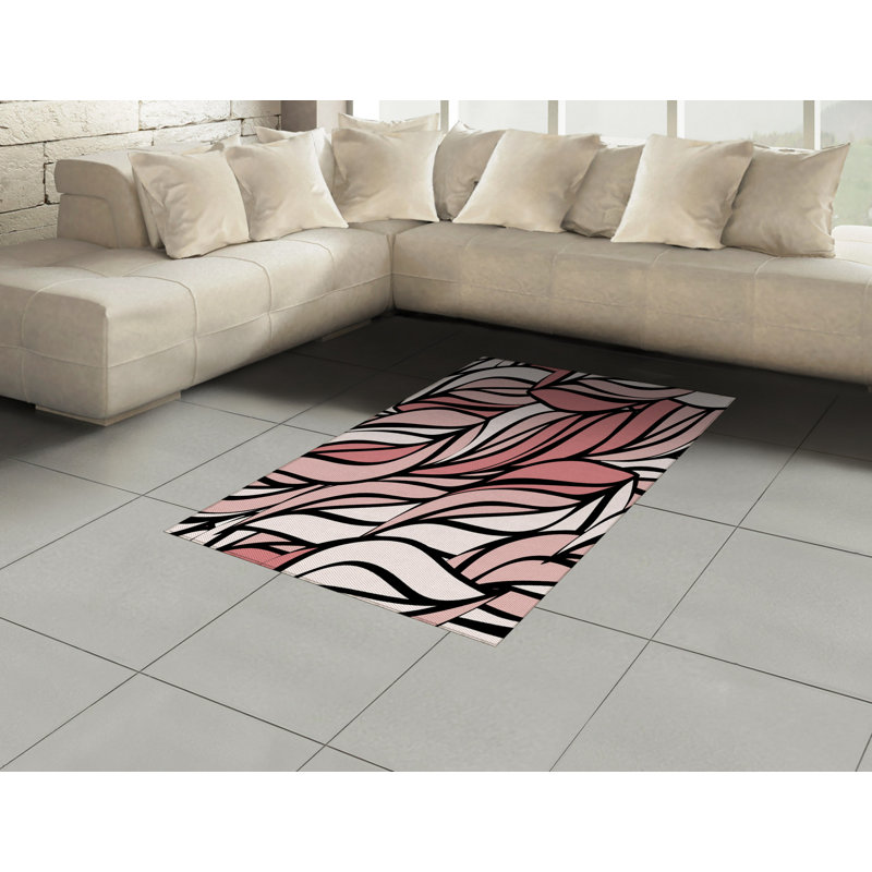 Tapis décoratif Coral, Rectangle— 4 pi x 5 pi 8 po