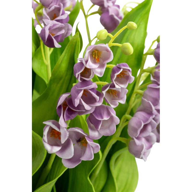 Cora RealTouch Muguet Arrangement, Periwinkle