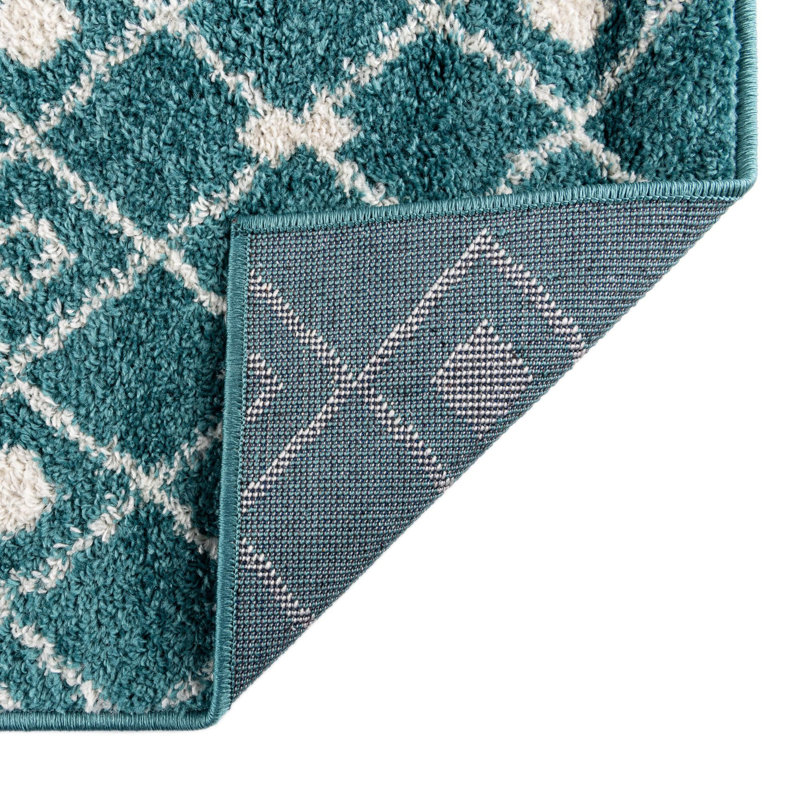 Geometric Indoor Rug, Oval 7'10" x 10'