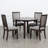 Brown Round Solidwood Dining Table