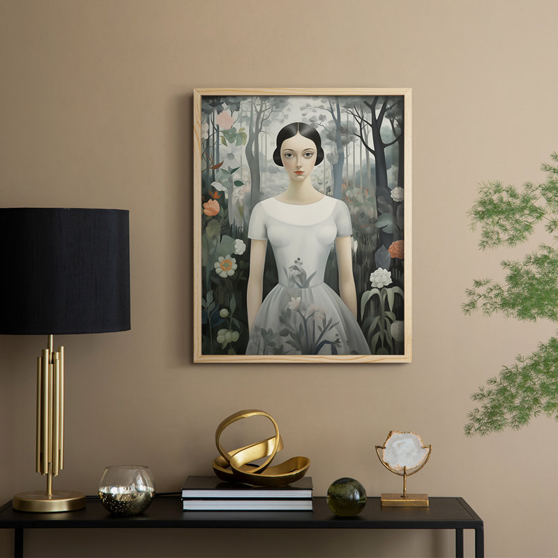 «WOMEN Series», reproduction encadrée en bois massif, H 21 po x l 17 po