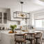 Marval 8-Light Kitchen Island Cage/Lantern Pendant