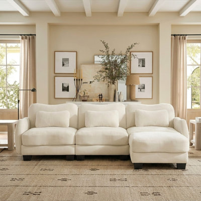 Ensemble de canapé modulaire surdimensionné avec repose-pieds Nimbus