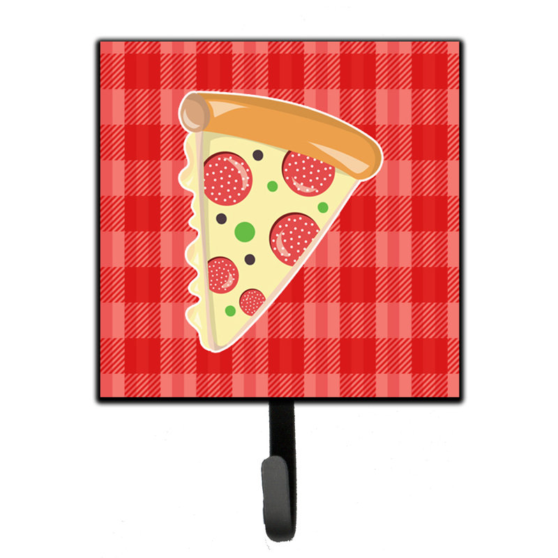 Organisateur de clés murales avec crochets clés slice of pizza Ruari