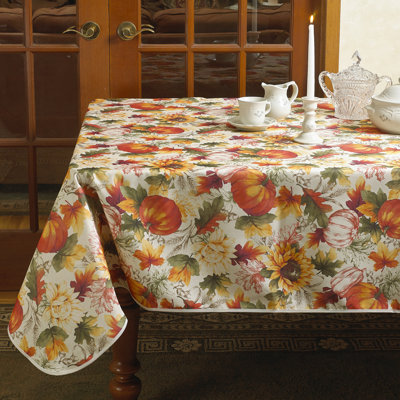 Purifoy Floral Thanksgiving Tablecloth