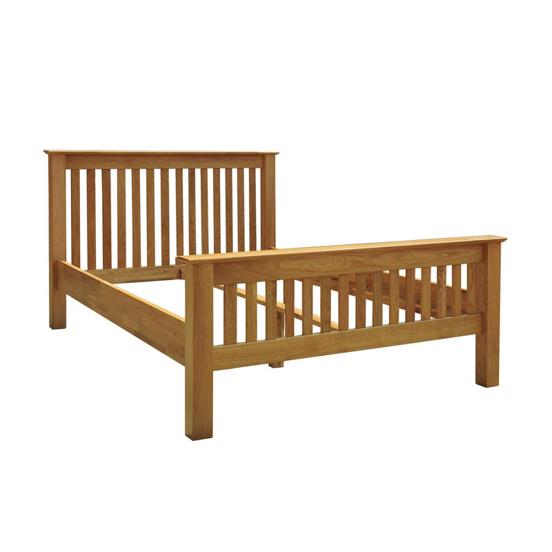 Marley Bed, Kingsize (5'), White Oak