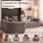Canapé modulaire à assise profonde en L rembourré avec coussins Modern Modern-1238705834-1179766509