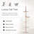 Adjustable Height Floor-to-Ceiling Vertical Cat TreeCat Climbing Tower