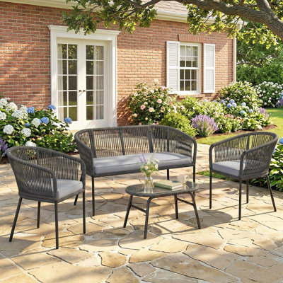 Rattan Sofa Set
