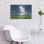  «Cloudy Skies 2» par Ann Klee, art mural en métal, 24 po x 16 po