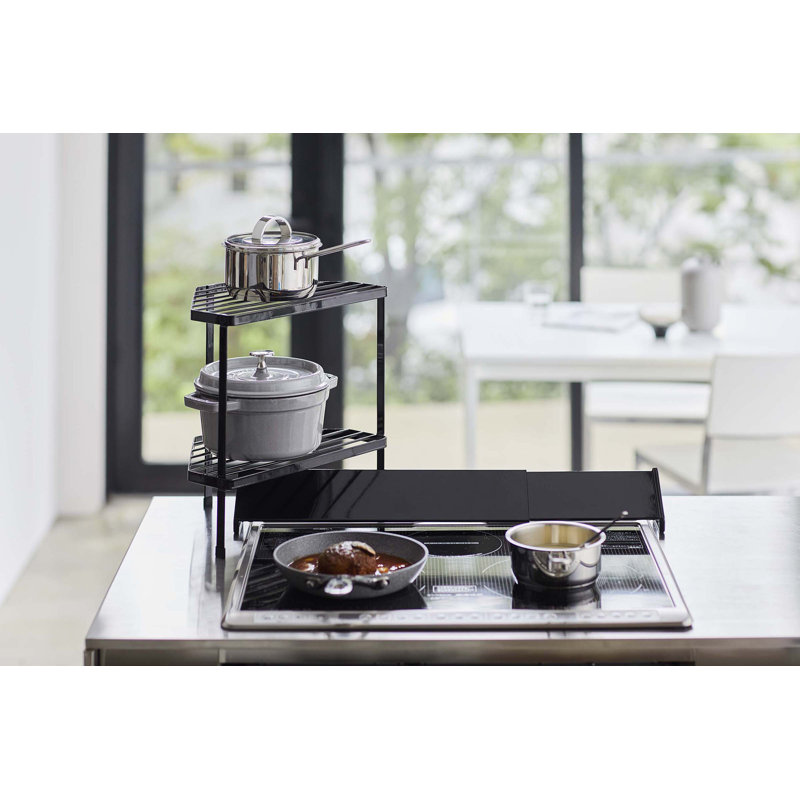 Tower Yamazaki Home Stove Top Rack, Noir