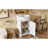 20-Inch Bathroom Vanity With Ceramic Sink, Freestanding Single Vanity Set With Soft Closing Door, Bulged Ceramic Basin, French Style, White-911178574