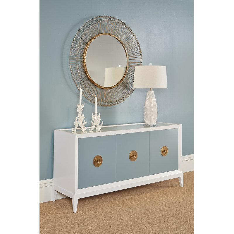 Larry Laslo Table Lamp, Gray/Taupe Glaze