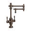 Towson Two Handle Kitchen Faucet - 12" Articulated Spout-1126513097