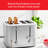 ZWILLING Enfinigy 4-Slice Toaster, Extra Wide 1.5" Slots for Bagels and Toast-55931437