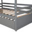 Lit simple en bois avec lit gigogne simple-1464632932