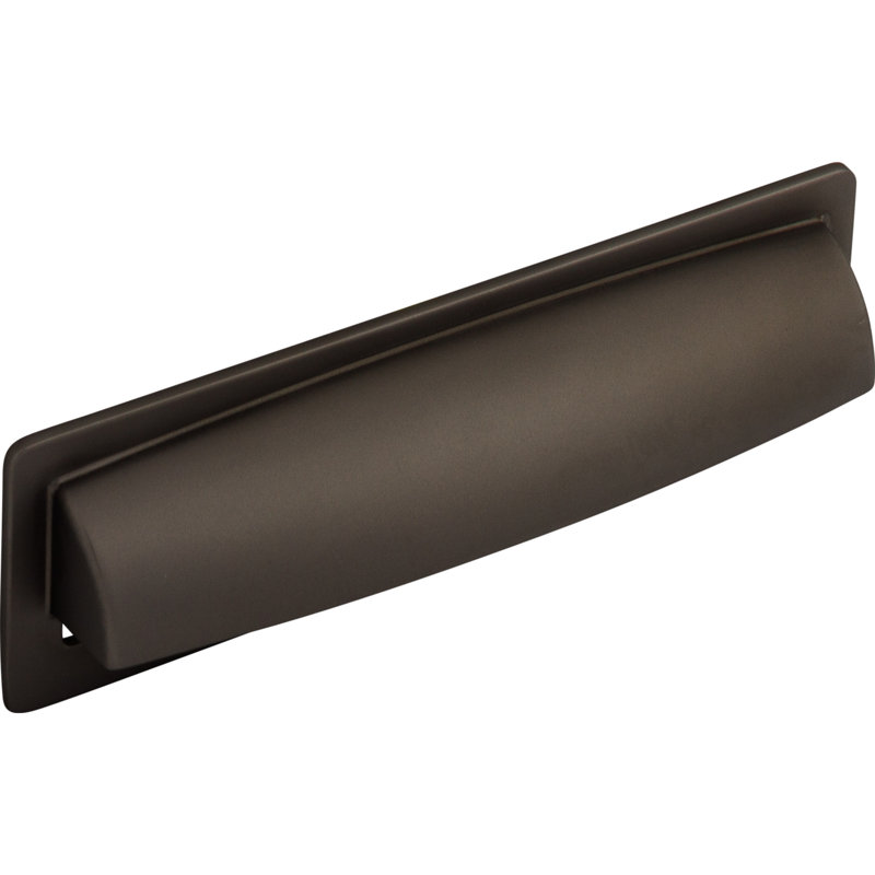 Hollin Cup/Bin pull, Ash Gray, 5 1/16" Center to Center