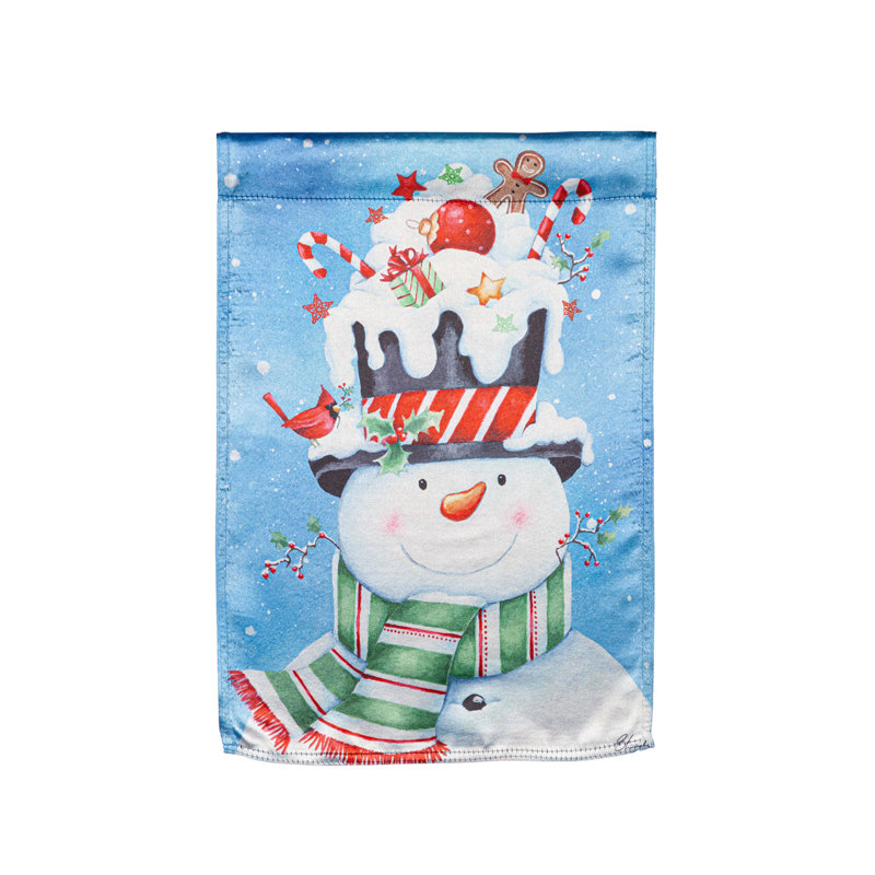 Drapeau de jardin en polyester 18 x 13 po Jayniel