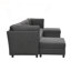 Canapé d'angle moderne avec repose-pieds librement configurable-130780835-130780836